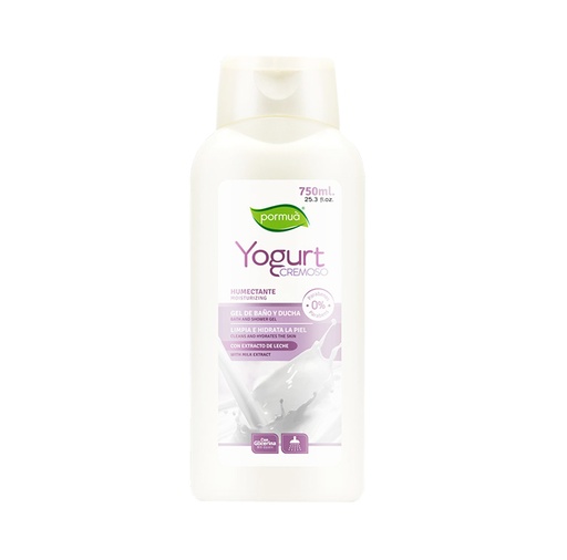 [75604] GEL BAÑO PORMUA YOGURT CREM HIDRAx750ML 
