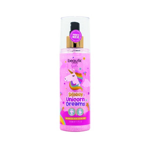 [75615] LOCION BEAUTIK SHINNY UNICORN DREAMS SPRAYx230ML 