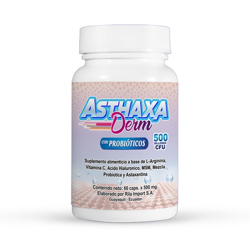 [75658] ASTHAXADERM PROBIOTIC CAPx500MGx60 