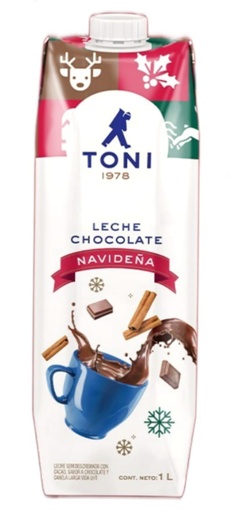 [75797] LECHE TONI CHOCO NAVIDEÑA C-TAPA CARTONx1000ML 