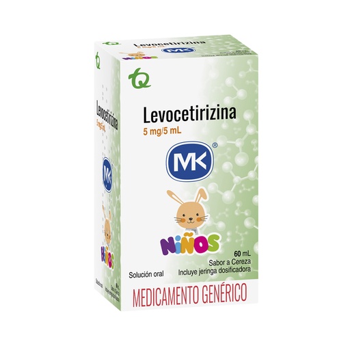 [75861] LEVOCETIRIZINA NIÑOS  SOL-ORALx5MG/5MLx60MLMCKE