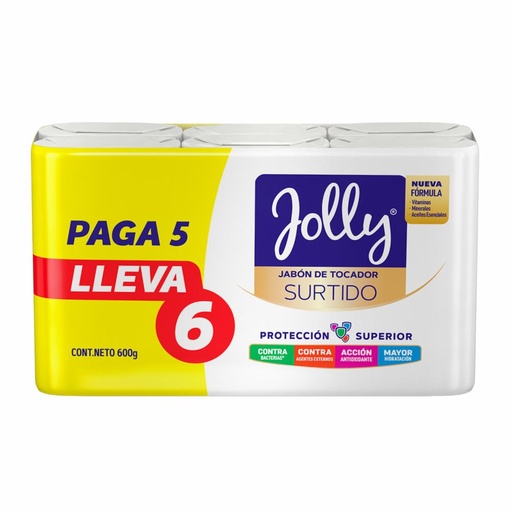 [75875] JABON JOLLY SURTIDOx100GRx6 