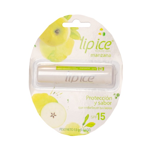 [75904] PROT-LABIAL LIP ICE MANZANA SPF15x3.5GR 