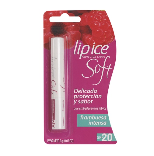 [75907] PROT-LABIAL LIP ICE SOFT FRAMB-INTENS SPF20x2GR 