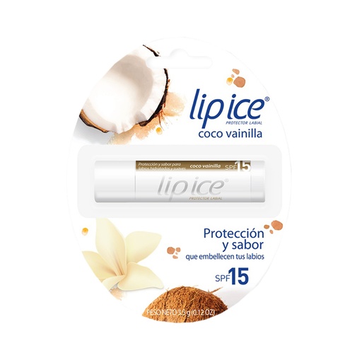 [75926] PROT-LABIAL LIP ICE COCO VAINILLA SPF15x3.5GR 