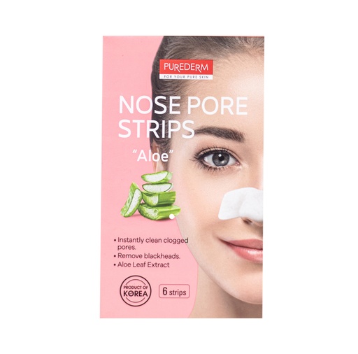 [75929] BANDAS REMOV POROS PUREDERM ALOE NARIZx6 