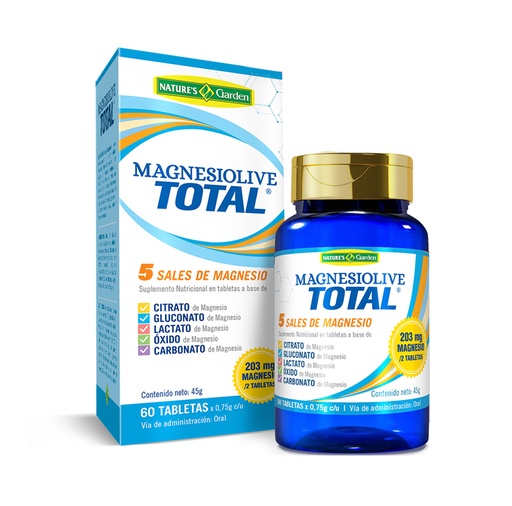 [75998] MAGNESIOLIVE TOTAL NATURES GARDEN TABx203MGx60 