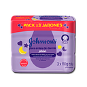 [76230] *JABON JJ BABY ANTES DORMIR BARRAx110GRx3 