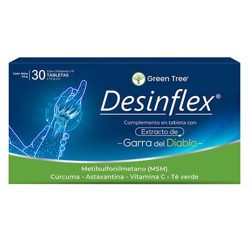 [76476] DESINFLEX GREEN TREE TABx45MGx30 