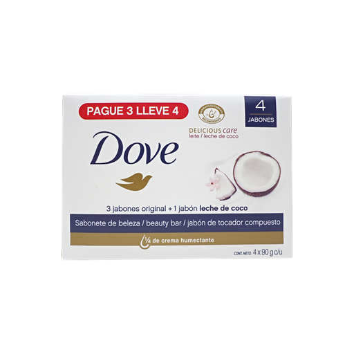 [12950] JABON DOVE LECHE-COCO BARRAx90GR P3LL4 
