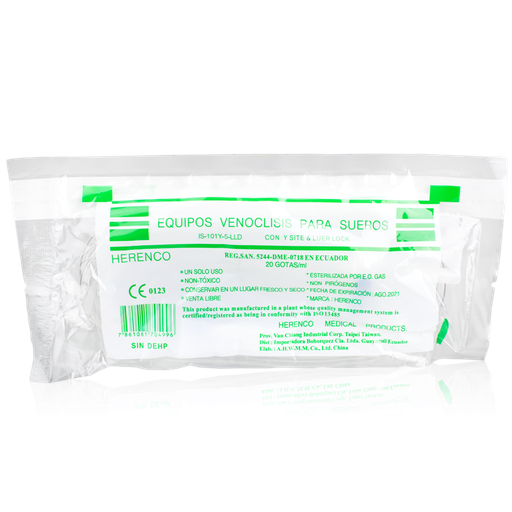 [03990] EQUIPO VENOCLISIS HERENCO S/FILTRO 