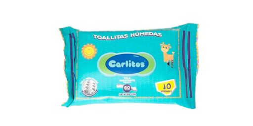 [10334] TOALLITAS HUM CARLITOS FLOWPACKx10 