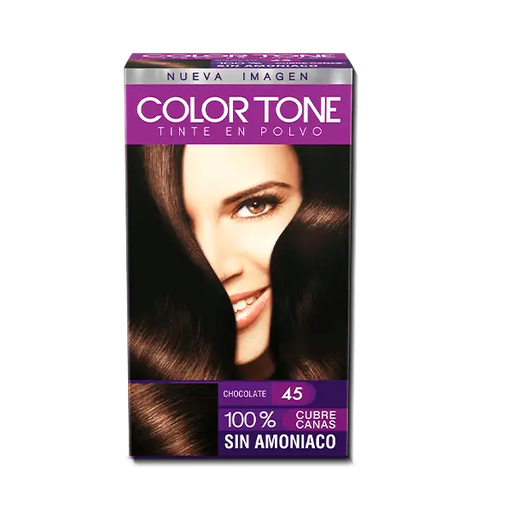 [01657] TINTE COLOR TONE POLVO#45 CHOCOLATE KIT 