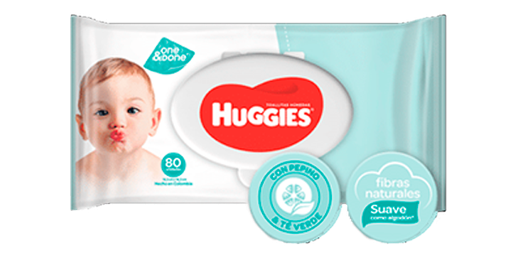 [10083] TOALLITAS HUM HUGGIES ONE-DONE L-COMP FLOWPACKx80 