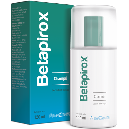 [05627] SHAMP BETAPIROX ANTICASPA LOCx120ML 