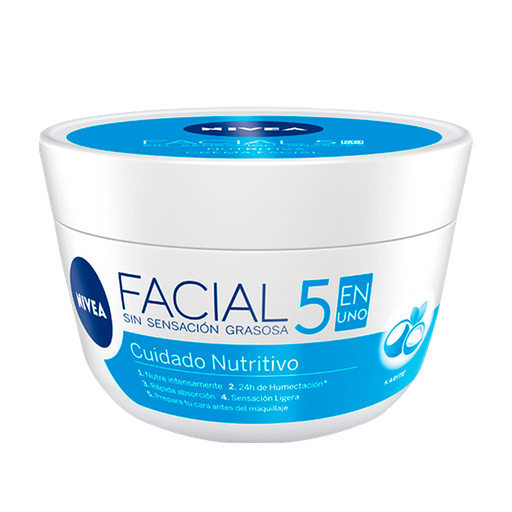 [01091] CREMA NIVEA 5EN1 NUTRITIVA FACx100ML 