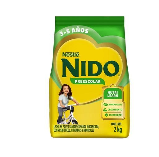 [12962] LECHE NIDO 3+ PRE-ESCOLAR FDAx2KG 
