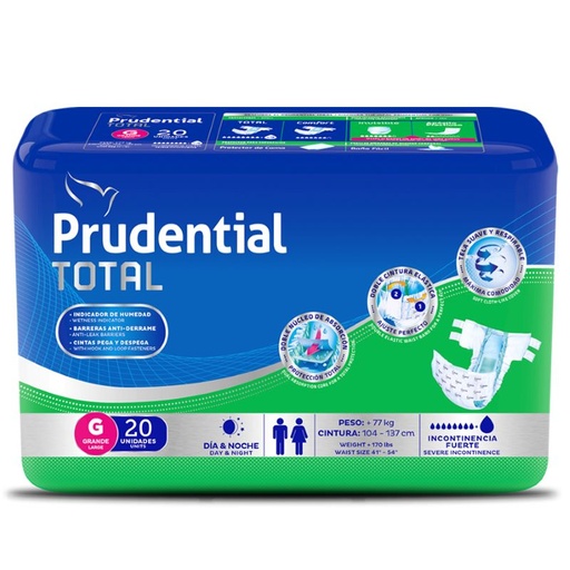[03699] PAÑAL PRUDENTIAL TOTAL Gx20 