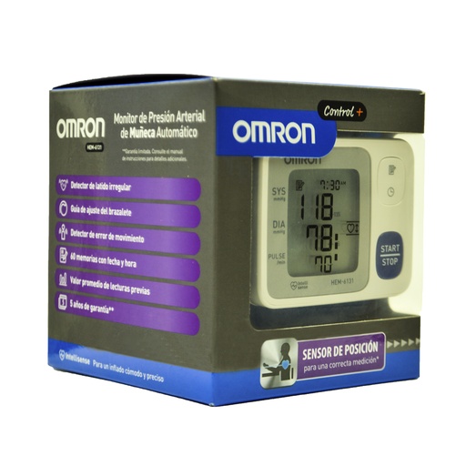 [00406] MONITOR OMRON PRESION MUÑECA AUTOM HEM-6131 